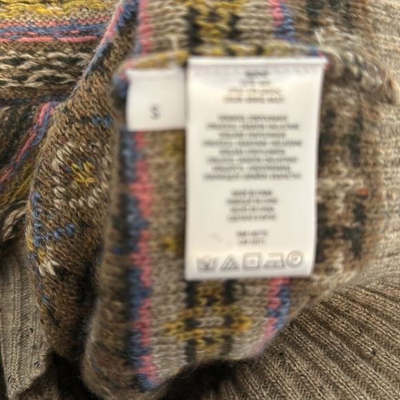 Re/Done 60s Shrunken Sweater in Gravel Multi - Picture 4 of 4